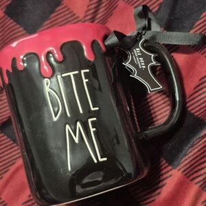 Black and Red 'Bite Me' Mug